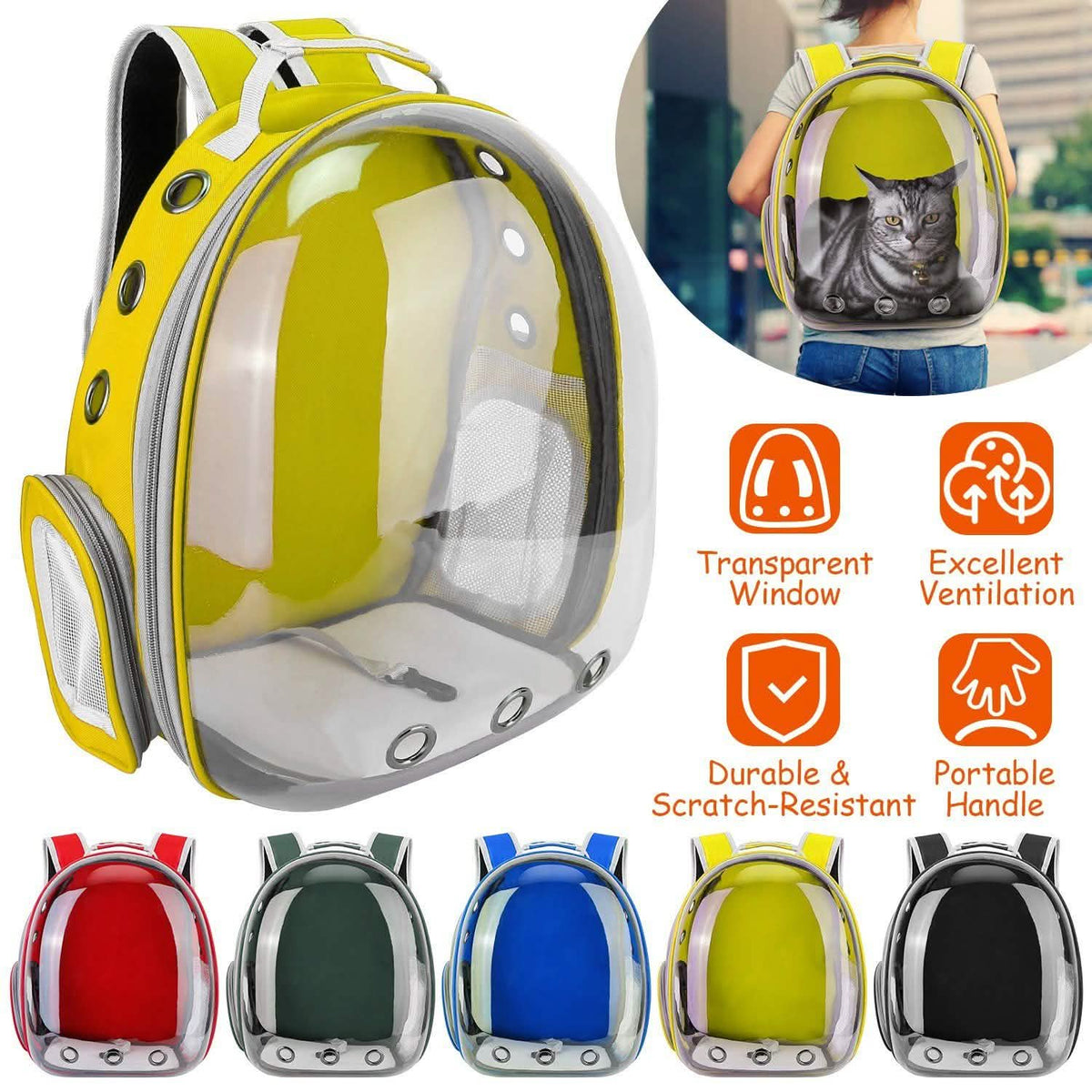 Pet Carrier Ventilate Backpack