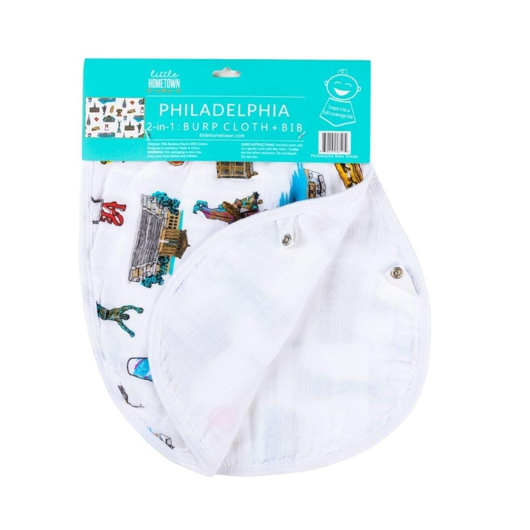 Philadelphia Newborn Water Ice Gift Bundle: Swaddle, Bib & Onesie