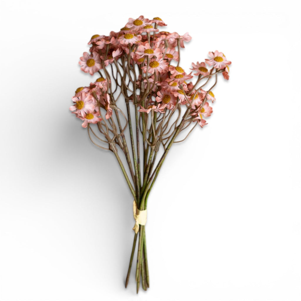 Faux Pink Chamomile Daisy Bundle