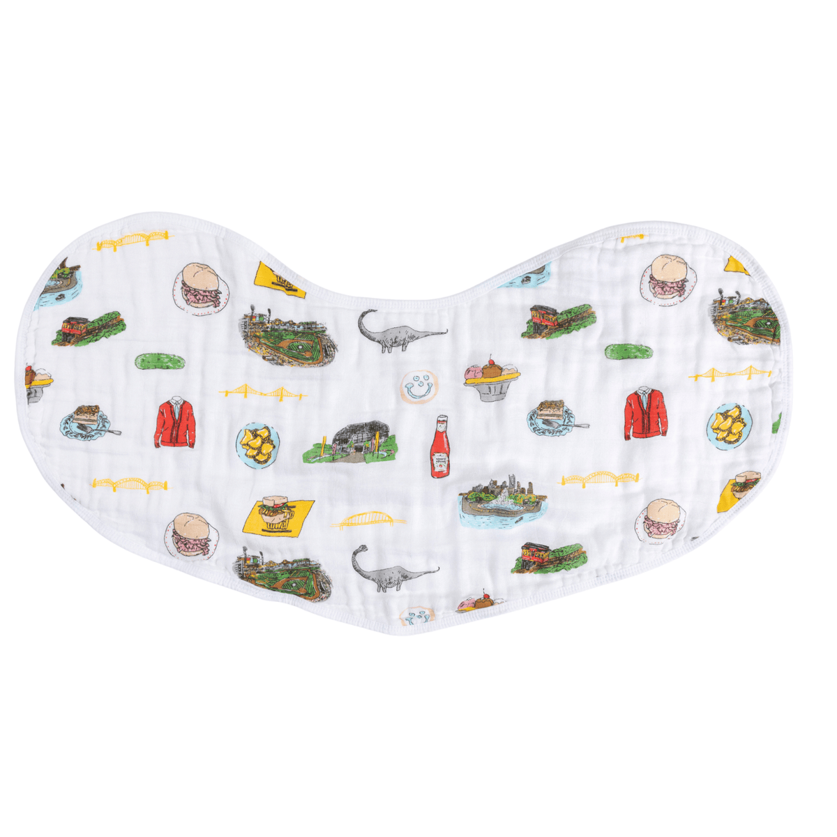 Pittsburgh Newborn Gift Bundle: Swaddle, Bib & Onesie