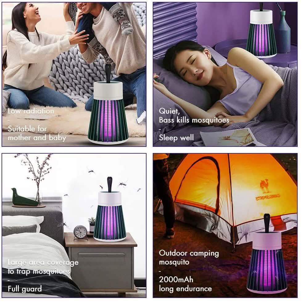 Portable USB Electric Mosquito Killing LED Lamp