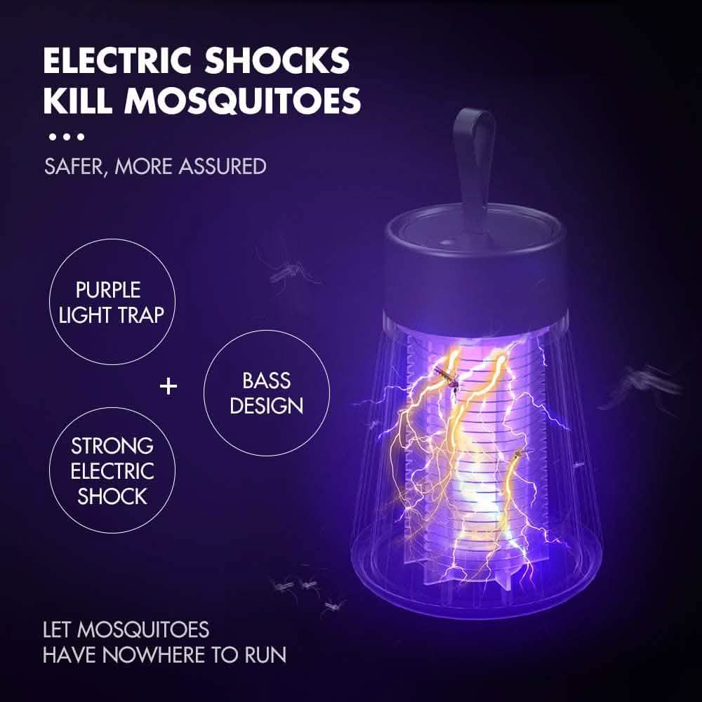 Portable USB Electric Mosquito Killing LED Lamp