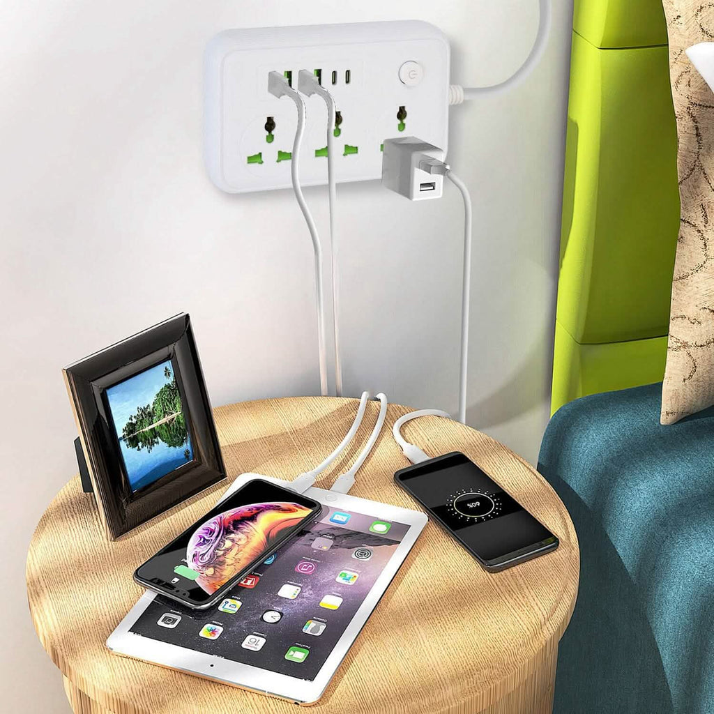 Power Strip with 5.9ft Extension