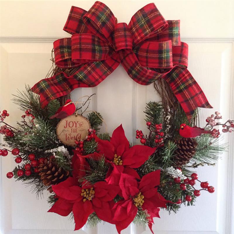 Artificial Rattan Christmas Wreaths