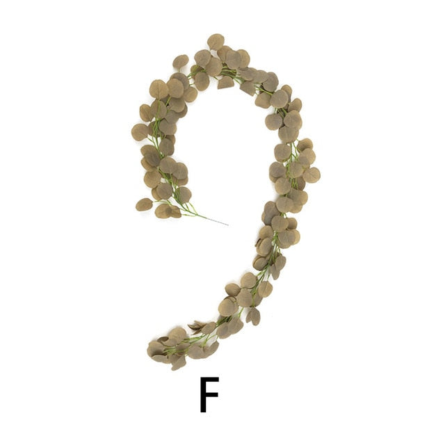 Artificial Green Eucalyptus Garland Leaves