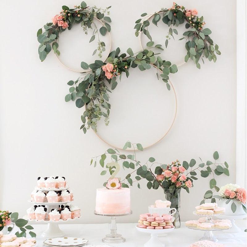 Wreath-Making Hoops, Decorative Vines & Greenery