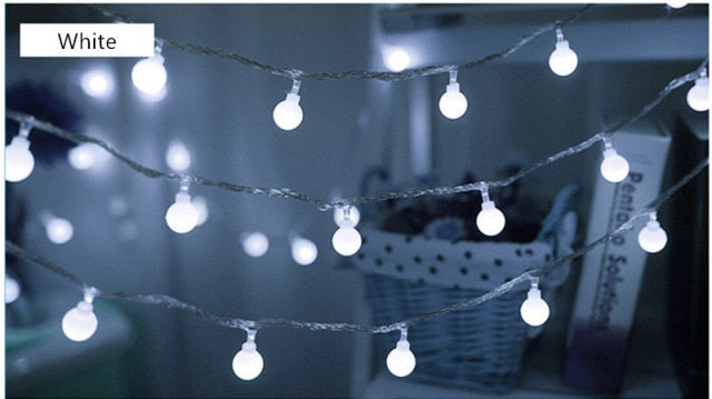 Fairy Garland LED Ball String Lights