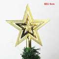 Christmas Tree Top 3D Five-Point Star