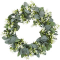 Eucalyptus Wreath Artificial Plants Background Christmas