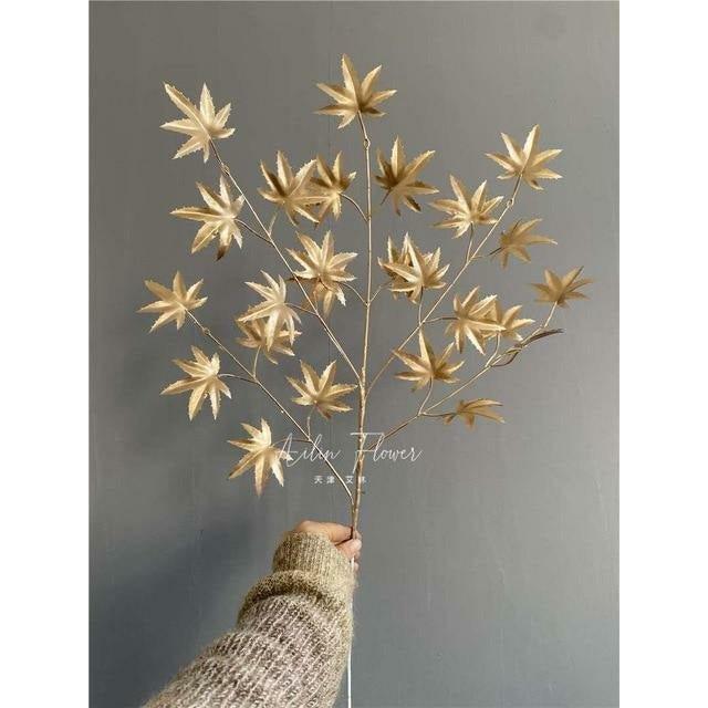 Glitter Poinsettia Artificial Flowers for Christmas Decorations