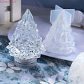 Crystal Epoxy Resin Mold Christmas Mold Tree Light Ornament