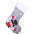 LED Light-Up Christmas Stockings, 3 Designs