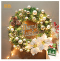 Pre-Lit Christmas Garland & Wreath Decorations