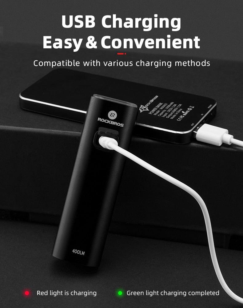 Bike Light Front Lamp USB Rechargeable LED 4800mAh Bicycle Light Waterproof Bicycle Light Set USB  Rechargeable Super Bright Bike Headlight For Night Riding Bracket 1000LM