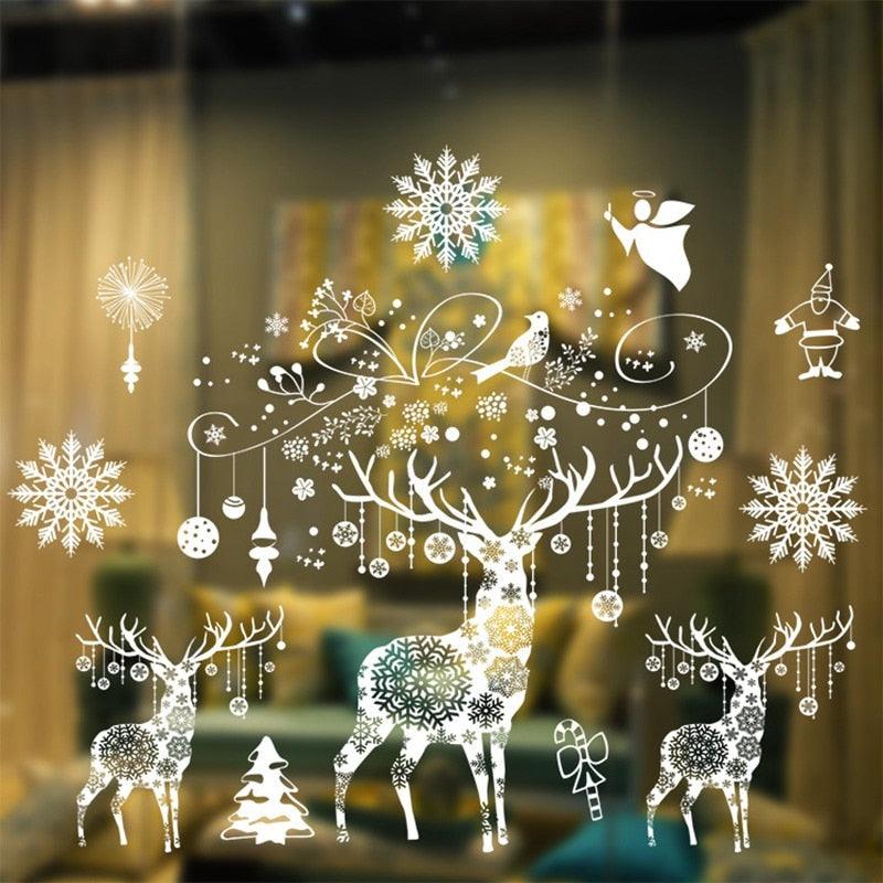 Double-Sided Christmas Window Clings