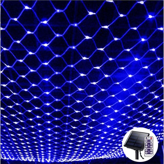 Outdoor Net Mesh Solar String Lights 192 LED 3*2m