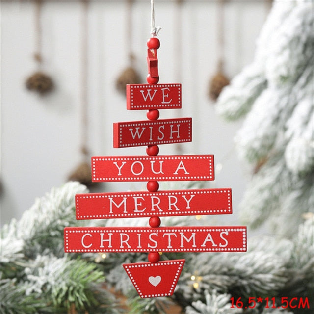 Wooden Christmas Ornaments