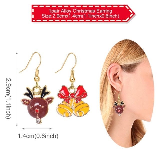Christmas Earrings Merry Christmas Decorations