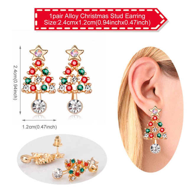 Christmas Earrings Merry Christmas Decorations