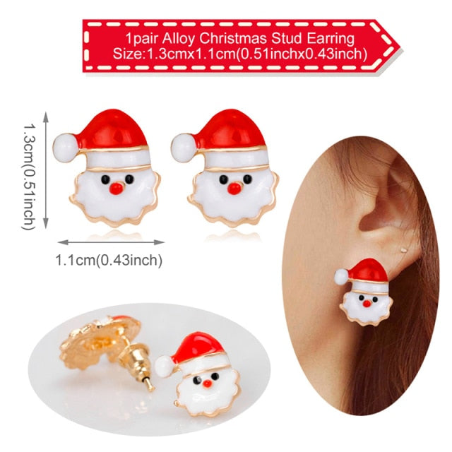 Christmas Earrings Merry Christmas Decorations