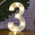 English Alphabet Lamp Ornaments For Christmas