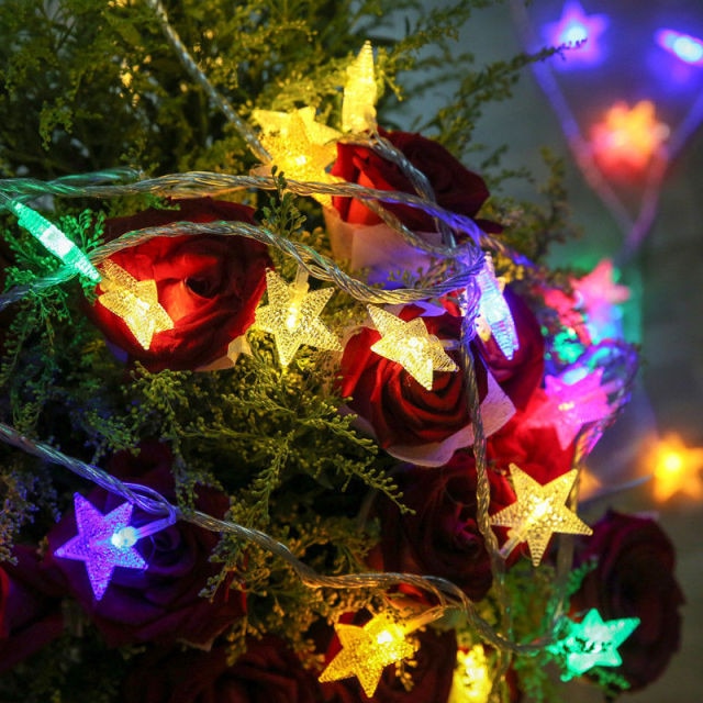 Love Cotton Light String Christmas Decoration Lighting