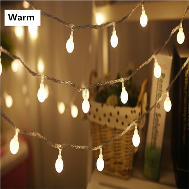 Love Cotton Light String Christmas Decoration Lighting