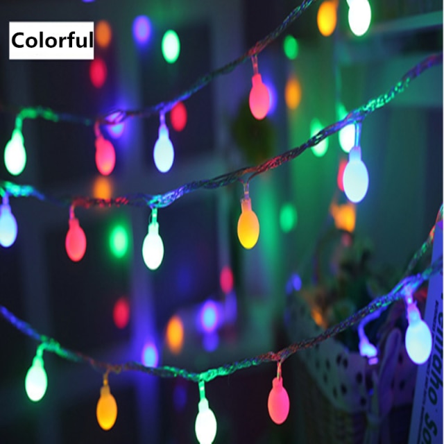 Love Cotton Light String Christmas Decoration Lighting