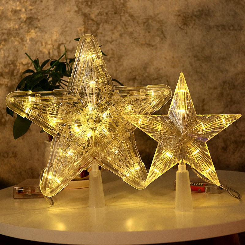Christmas Tree Top Star Lights