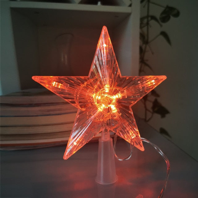 Christmas Tree Top Star Lights