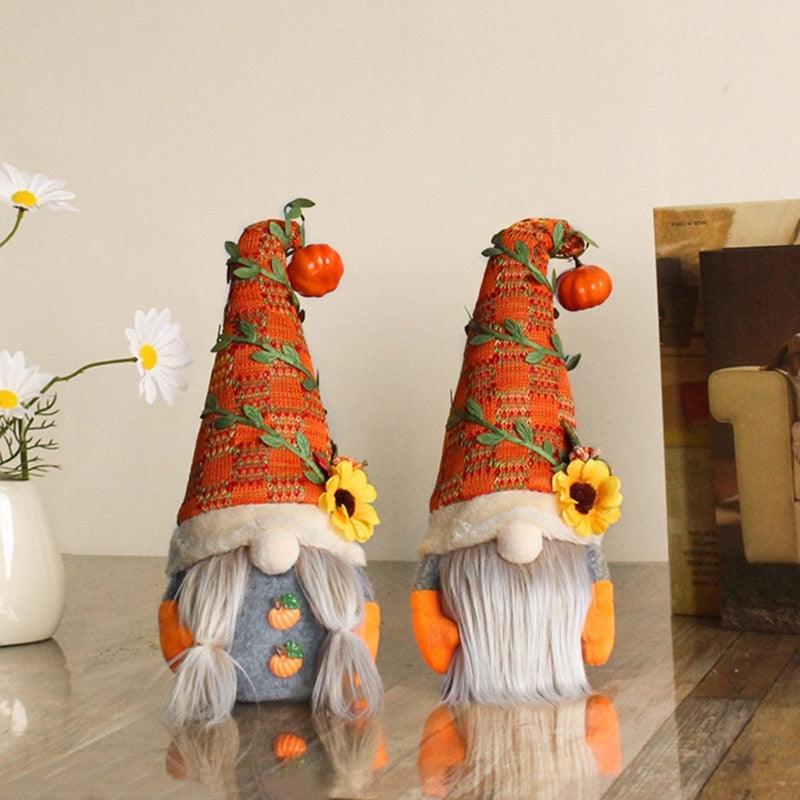 Fall Harvest Gnome Figurines