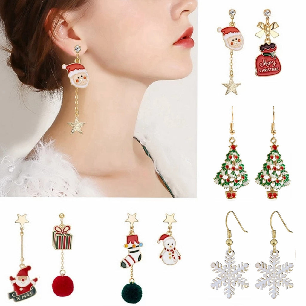 Christmas Earrings Merry Christmas Decorations