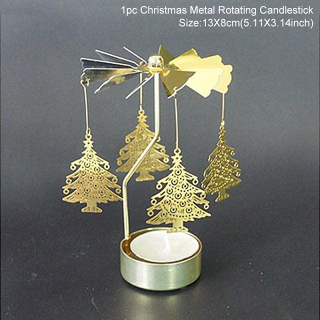 Hollow Metal Christmas Candle Holders