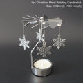 Hollow Metal Christmas Candle Holders