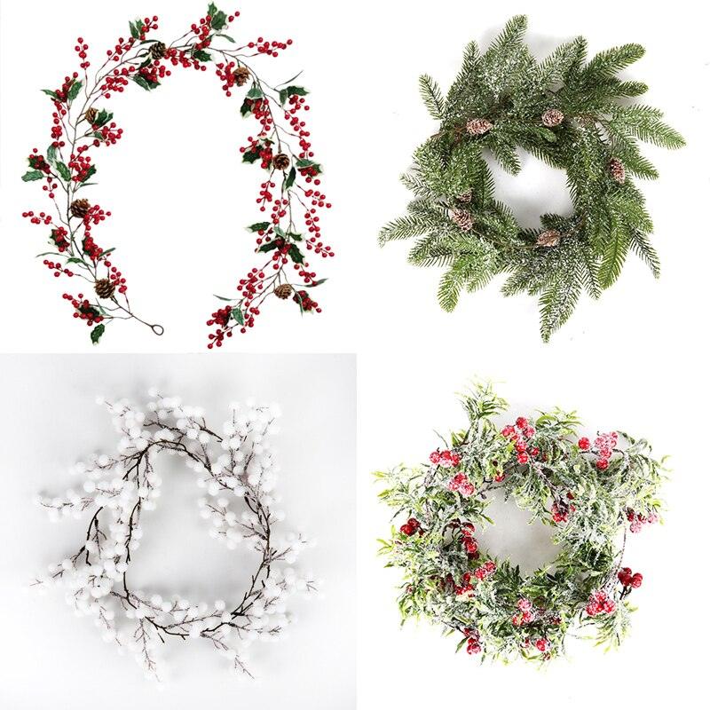 Artificial Christmas Floral Vine Garland, 1.5 to 1.9 m