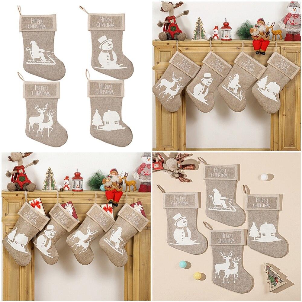 Christmas Character Gift Stockings, 4 Designs