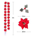 Christmas Poinsettia String Lights
