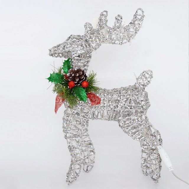 Lighted Reindeer Christmas Decorations, 30 to 50 cm