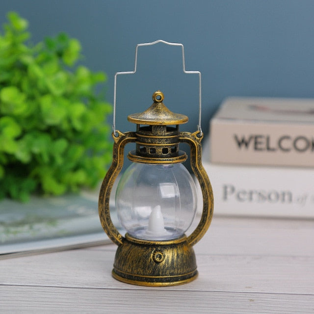 Santa Claus Snowman Lantern Light Christmas Tree Ornament