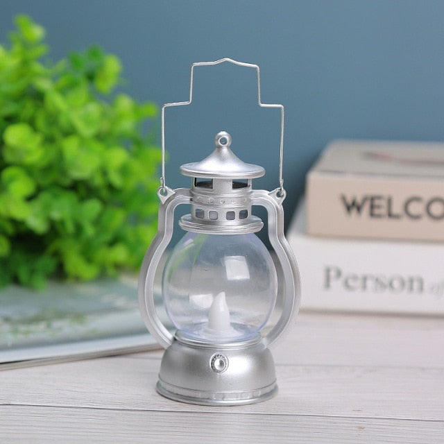 Santa Claus Snowman Lantern Light Christmas Tree Ornament