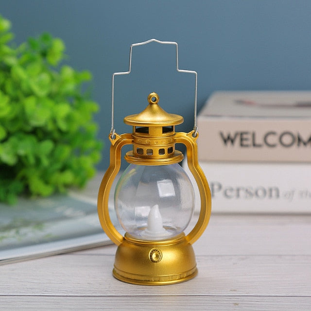 Santa Claus Snowman Lantern Light Christmas Tree Ornament