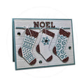 Christmas Stocking Styled Metal Cutting Crafts