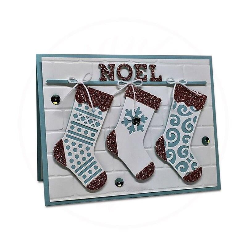Christmas Stocking Styled Metal Cutting Crafts