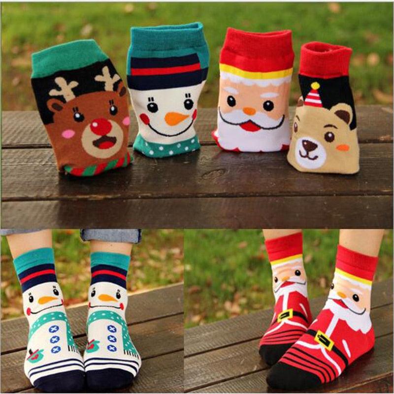 Santa Claus Comfortable Cotton Cartoon Socks
