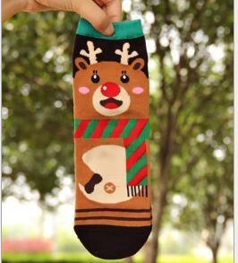 Santa Claus Comfortable Cotton Cartoon Socks