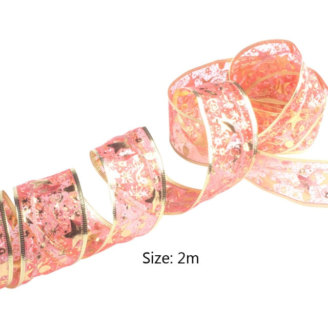 Fairy Copper Wire Ribbon Bow Lights