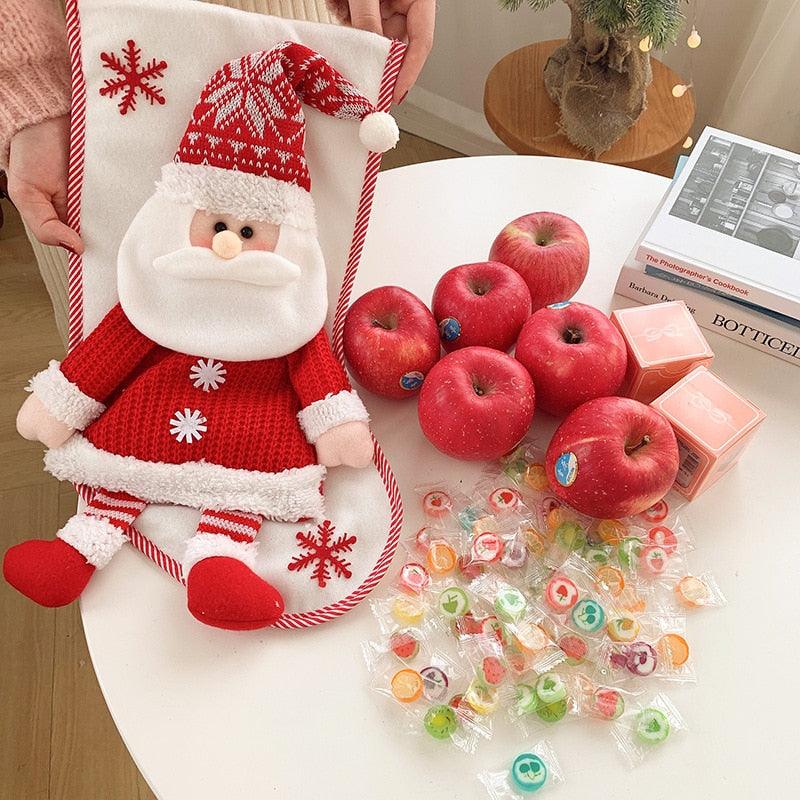 Santa & Snowman Christmas Stockings