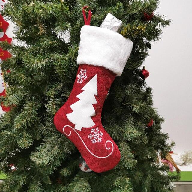 Printed Christmas Stockings, 4 Designs