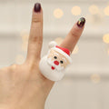 Christmas LED Finger Lights - Fun Party Rings for Kids & Decor