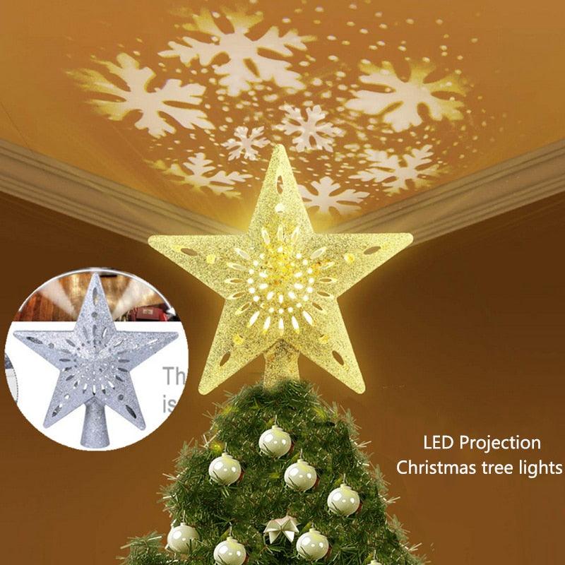 LED Angel & Stocking Christmas Tree Topper Decorations